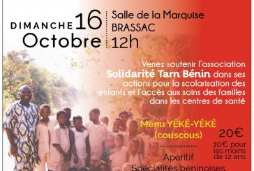 Repas « yèkè-yèkè » Solidarité Tarn Bénin – 16 Octobre