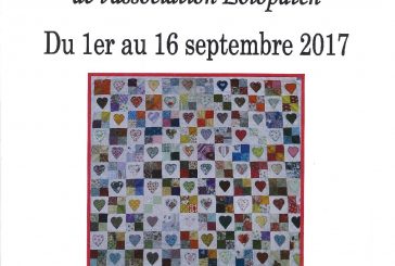 Exposition patchwork du 1er au 16 septembre 2017
