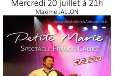 Concert « Petite Marie »- Maxime Jallon