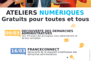 Ateliers Numériques : Démarches Administratives et France Connect