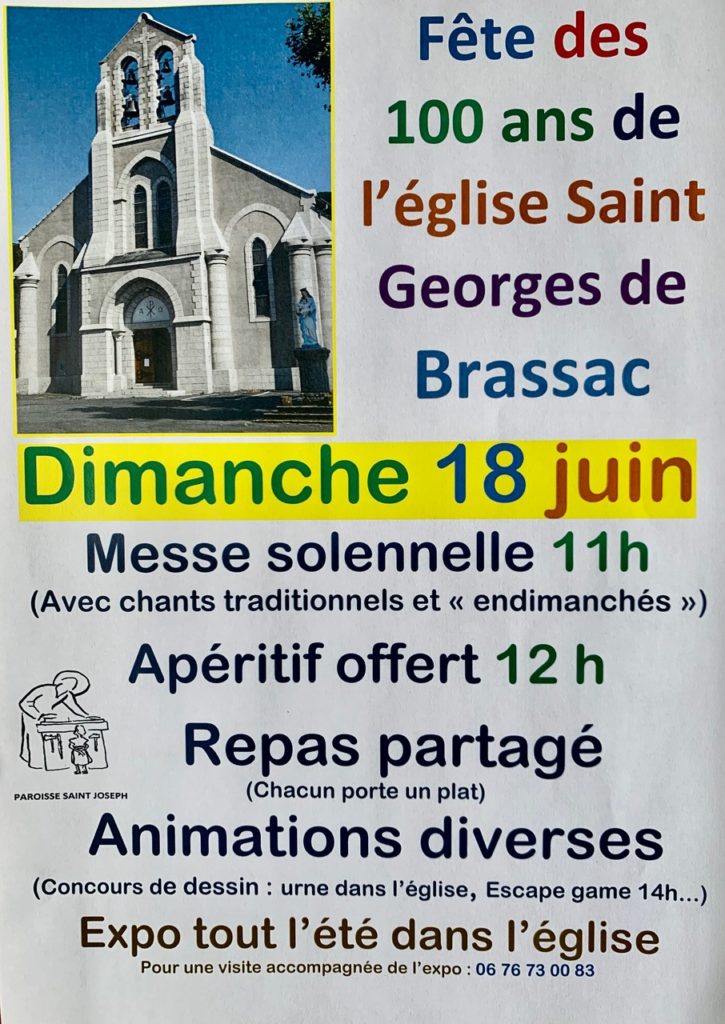 Fête des 100 ans de l’église Saint-Georges