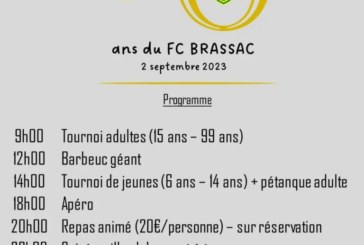 Le FC BRASSAC fête ses 50 ans