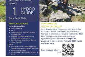 EDF Hydro Brassac  recherche un(e) Hydroguide