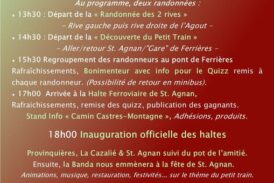 Inauguration des Haltes Ferroviaires Saint Agnan – Le Bez