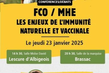 Conférence/débat : FCO-MHE Les enjeux de l’immunité naturelle et vaccinale