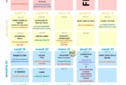 Planning du Landou pour le mois de mai
