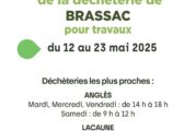 Fermeture exceptionnelle de la déchèterie Trifyl de Brassac