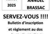Bulletin d’inscription au vide grenier du 20 juillet
