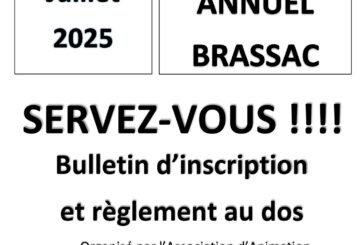 Bulletin d’inscription au vide grenier du 20 juillet