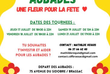 Appel à bénévoles pour les aubades 2025