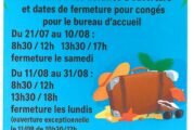 Horaires d’été de la mairie