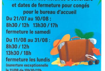 Horaires d’été de la mairie