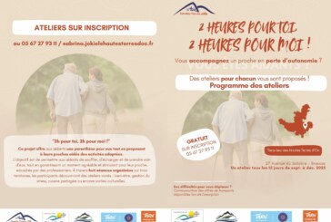 Ateliers pour les aidants au PETR :  2h pour toi, 2h pour moi !