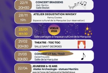 Programme des animations de la MJC