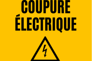 Information importante – Problème électrique