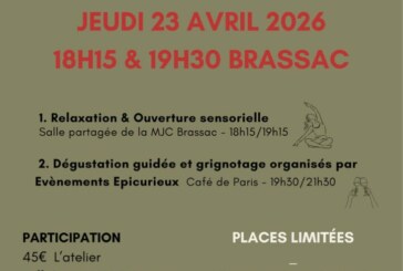 Atelier des saveurs : yoga et vin