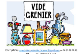 Bulletin d’inscription au vide grenier du 19 juillet