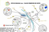 Fêtes de Brassac : Plan de fermeture des routes