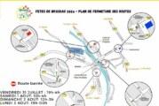 Fêtes de Brassac : Plan de fermeture des routes