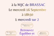 Sophrologie à  la MJC du Pays Brassagais
