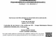 Travaux d’entretien de la végétation