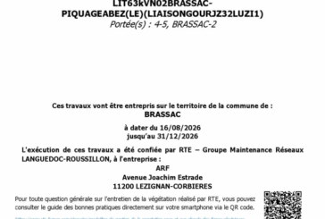 Travaux d’entretien de la végétation