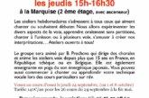 Chant choral à l&rsquo;Espace Culturel de la Marquise